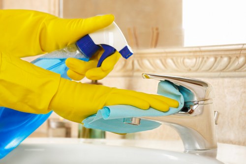 Hot water extraction equipment used for carpet cleaning